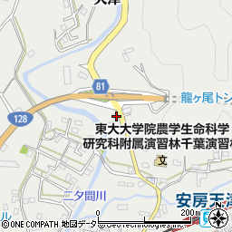 千葉県鴨川市天津717-4周辺の地図