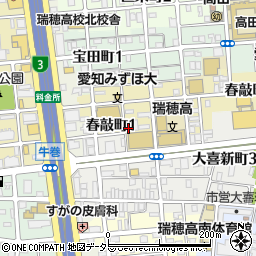 愛知県名古屋市瑞穂区春敲町2丁目11周辺の地図