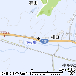 愛知県豊田市中切町柵口201周辺の地図