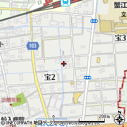 立松海苔店本店周辺の地図