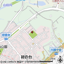 静岡県三島市初音台周辺の地図