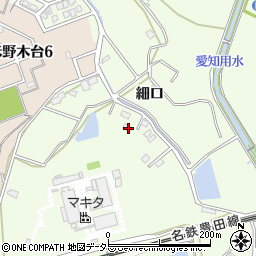 愛知県日進市米野木町南山381周辺の地図