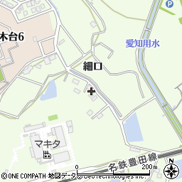 愛知県日進市米野木町南山384周辺の地図