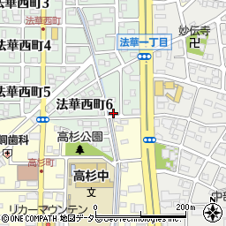 愛知県名古屋市中川区法華西町230周辺の地図