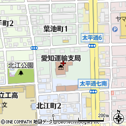 愛知県名古屋市中川区葉池町2丁目周辺の地図