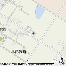 滋賀県東近江市北花沢町482周辺の地図