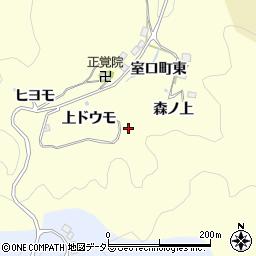 愛知県豊田市室口町森ノ上周辺の地図