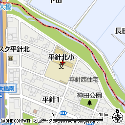 名古屋市立平針北小学校周辺の地図
