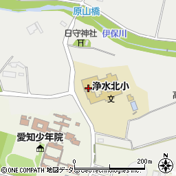 愛知県豊田市貝津町西向畑8周辺の地図