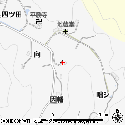 愛知県豊田市綾渡町向周辺の地図