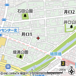 愛知県名古屋市天白区井口1丁目1203周辺の地図