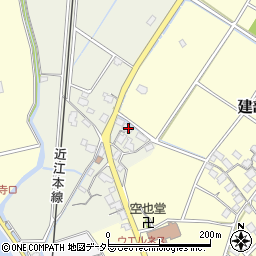 滋賀県東近江市建部下野町361周辺の地図