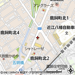 スターバックスコーヒー 近江八幡店周辺の地図