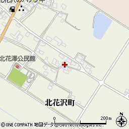 滋賀県東近江市北花沢町560周辺の地図
