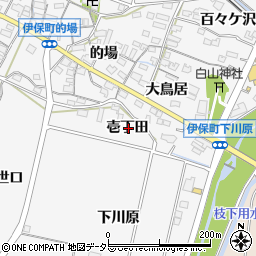 愛知県豊田市伊保町壱丁田周辺の地図