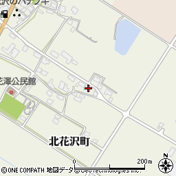 滋賀県東近江市北花沢町543周辺の地図