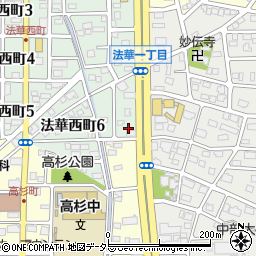 愛知県名古屋市中川区法華西町210周辺の地図