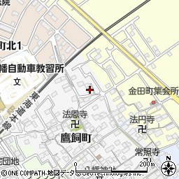 滋賀県近江八幡市鷹飼町1182周辺の地図