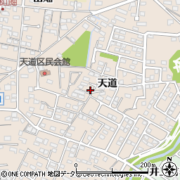 愛知県豊田市四郷町天道45-78周辺の地図
