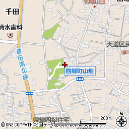 愛知県豊田市四郷町山畑30-2周辺の地図