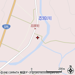 島根県大田市川合町忍原171周辺の地図