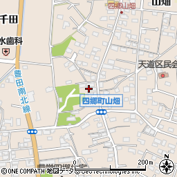 愛知県豊田市四郷町山畑30周辺の地図