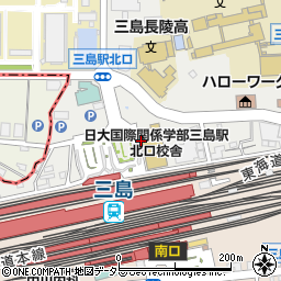 ミニストップ　日本大学三島店周辺の地図