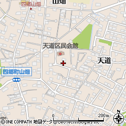 愛知県豊田市四郷町天道45-112周辺の地図