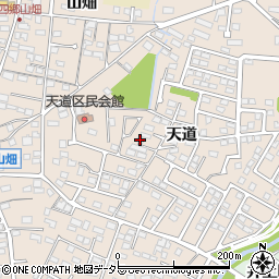 愛知県豊田市四郷町天道45-75周辺の地図