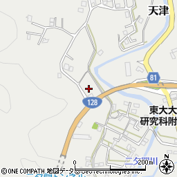 千葉県鴨川市天津444-1周辺の地図