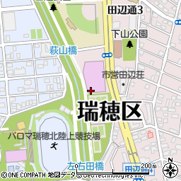 瑞穂公園トイレ１周辺の地図