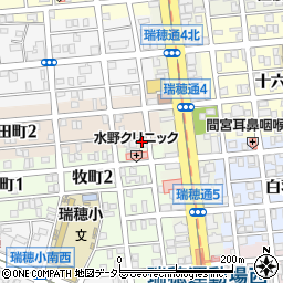 愛知県名古屋市瑞穂区前田町3丁目39周辺の地図