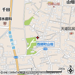 愛知県豊田市四郷町山畑7周辺の地図