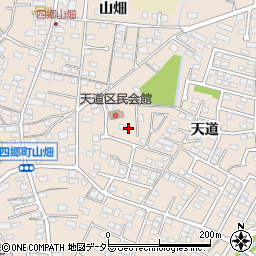 愛知県豊田市四郷町天道45-268周辺の地図