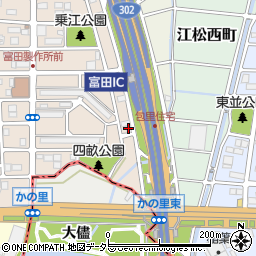 服部工務店周辺の地図