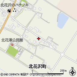 滋賀県東近江市北花沢町559周辺の地図