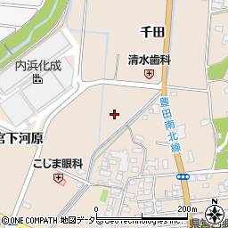 愛知県豊田市四郷町辻周辺の地図