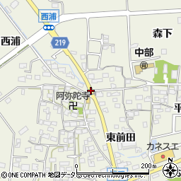 浅田北周辺の地図