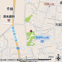 愛知県豊田市四郷町山畑11周辺の地図