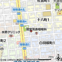 愛知県名古屋市瑞穂区十六町1丁目98周辺の地図