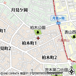 〒467-0044 愛知県名古屋市瑞穂区柏木町の地図