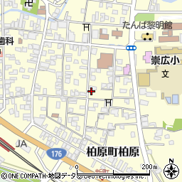 兵庫県丹波市柏原町柏原583-2周辺の地図