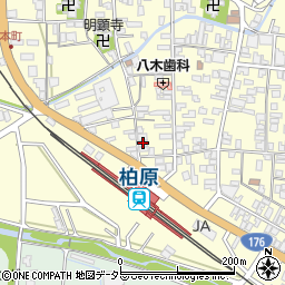 兵庫県丹波市柏原町柏原187周辺の地図