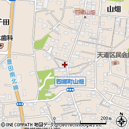 愛知県豊田市四郷町山畑32周辺の地図