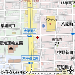 有限会社長谷川商店　昭和橋支店周辺の地図