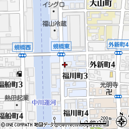 愛知県名古屋市中川区福川町周辺の地図