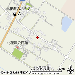 滋賀県東近江市北花沢町575周辺の地図
