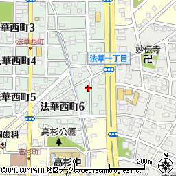 愛知県名古屋市中川区法華西町222周辺の地図