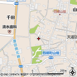 愛知県豊田市四郷町山畑5周辺の地図