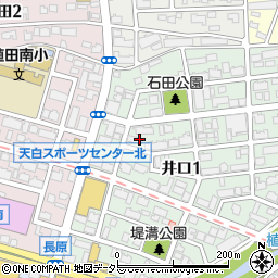 愛知県名古屋市天白区井口1丁目710周辺の地図